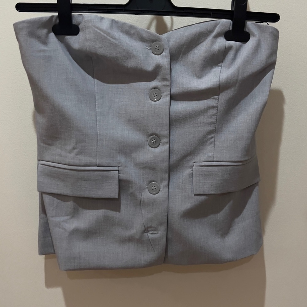 F21 Gray Vest Top NWT